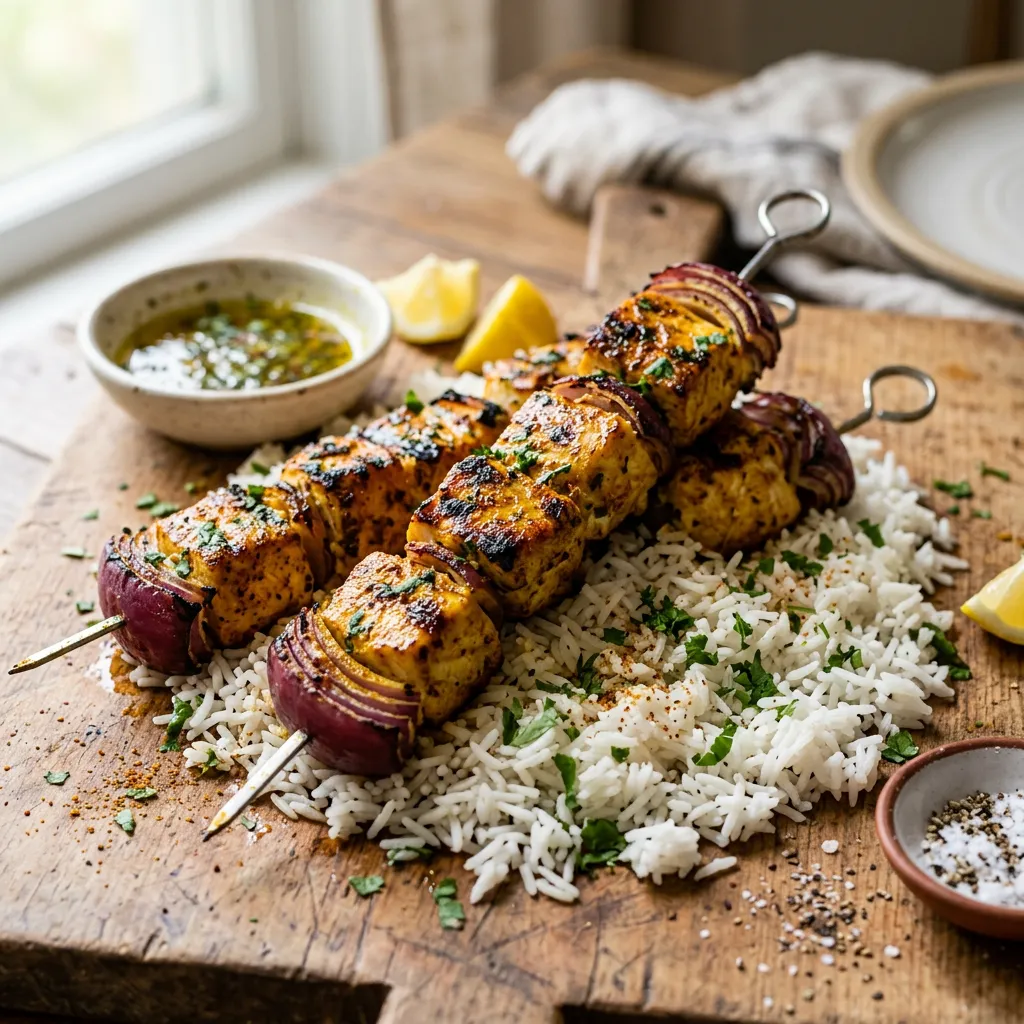 Moroccan Grilled Fish Kebabs: A Great Appetizer or Main Course