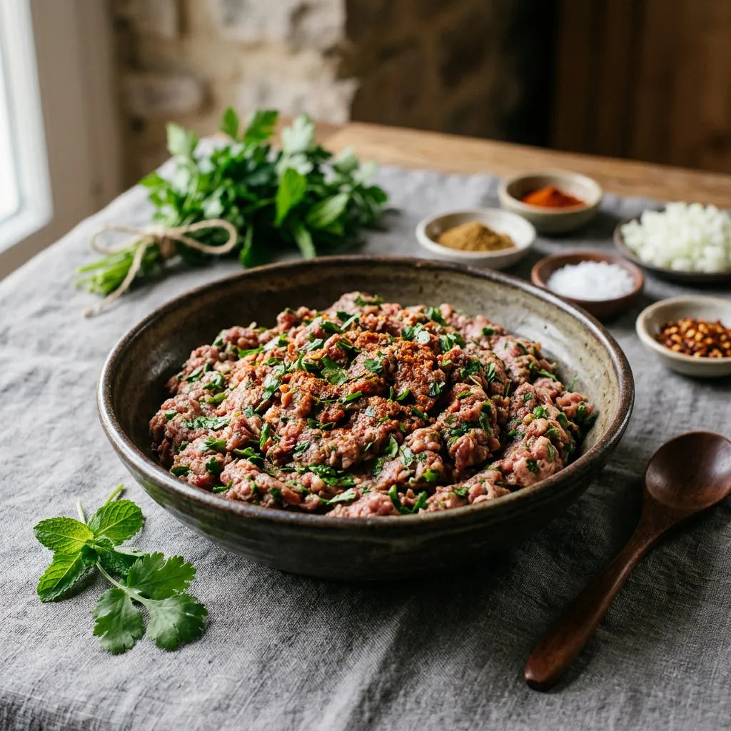 Moroccan Kefta Kebab