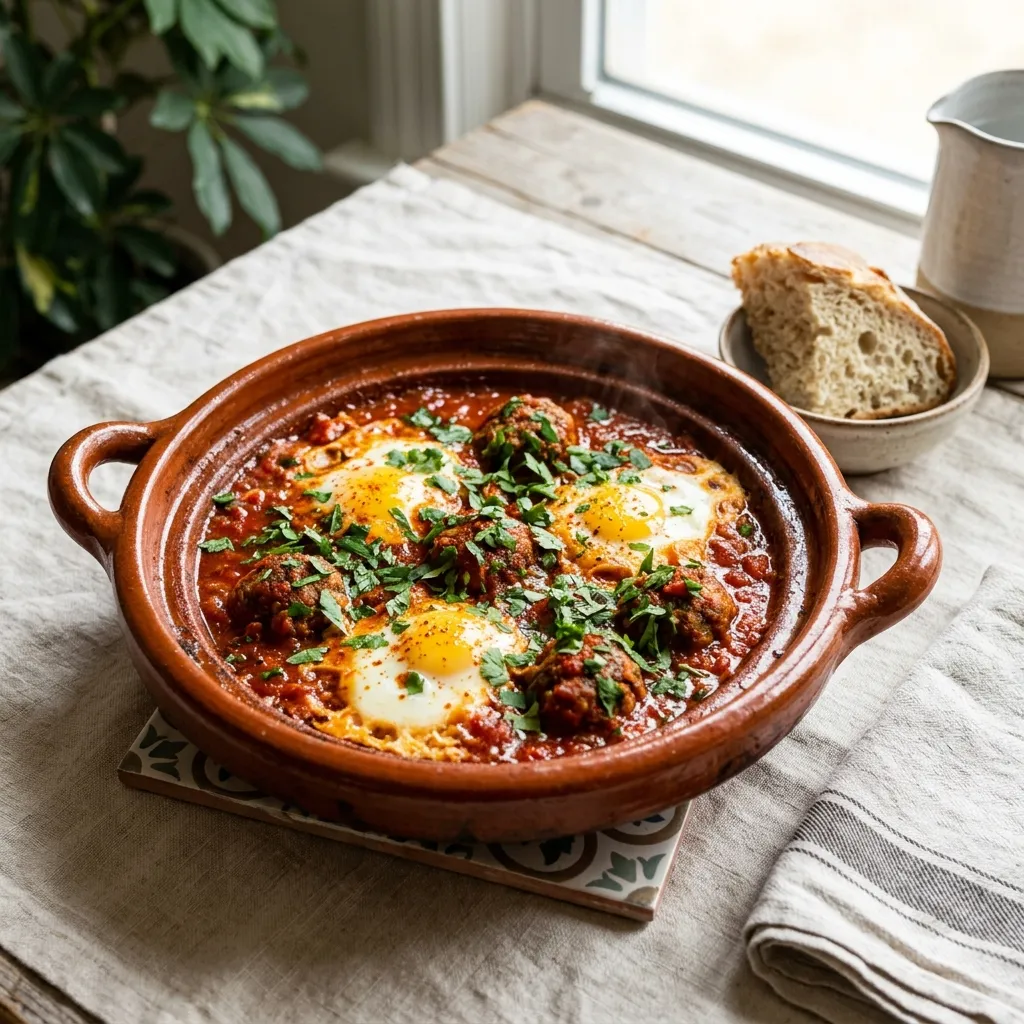 Moroccan Kefta Tagine