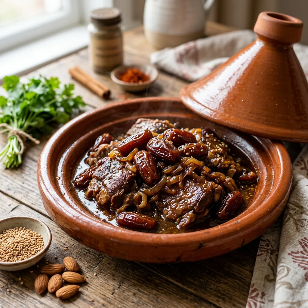 Moroccan Lamb Tagine With Dates