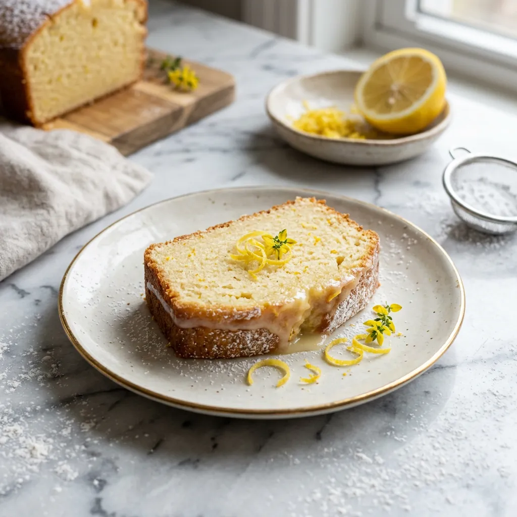 Moroccan Lemon Cake (Meskouta)