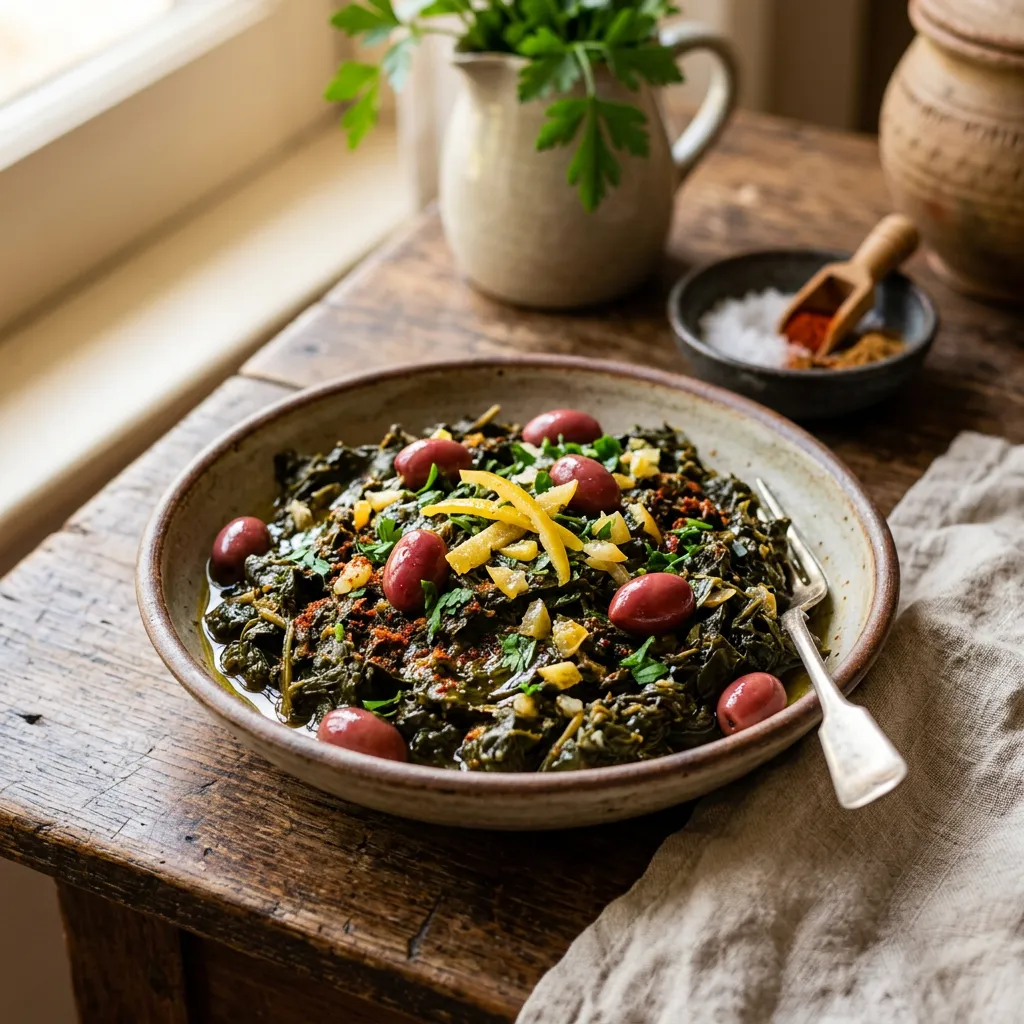 Moroccan Mallow Salad Recipe