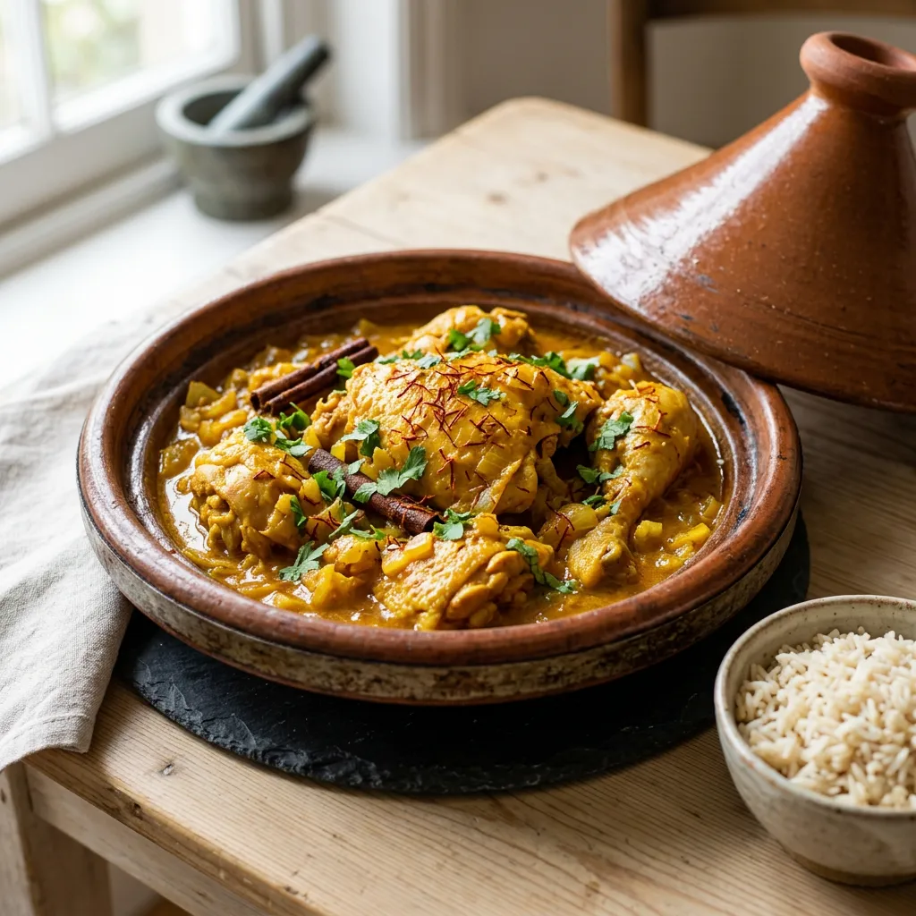 Moroccan Saffron Chicken