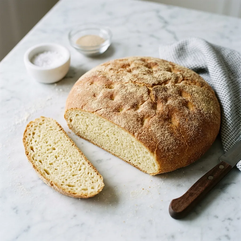 Moroccan Semolina Bread - Khobz dyal Smida