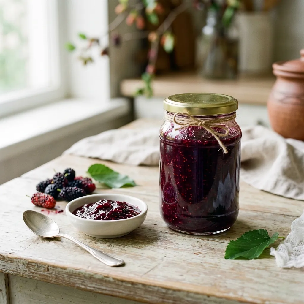 Mulberry Jam With Homemade Pectin