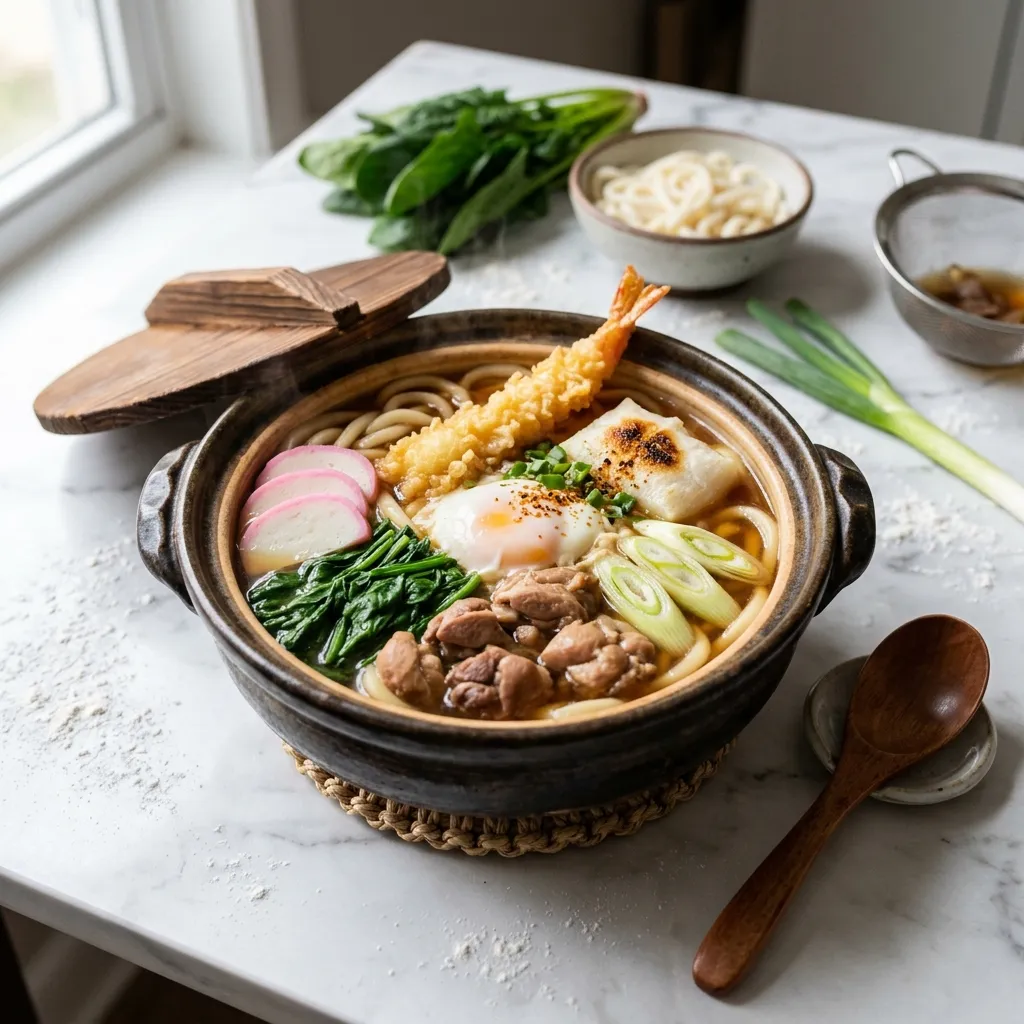 Nabeyaki Udon Recipe