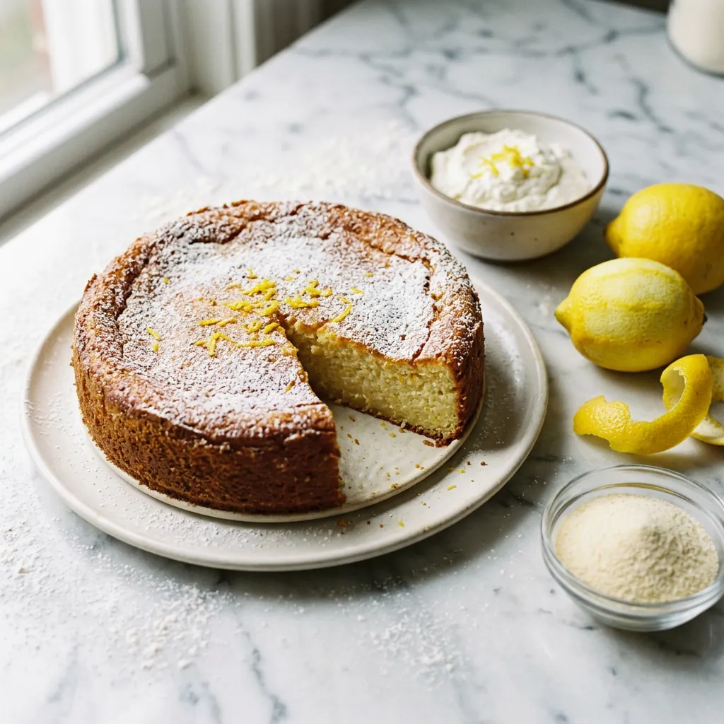 Naples-Style Lemon Ricotta Cake (Migliaccio)