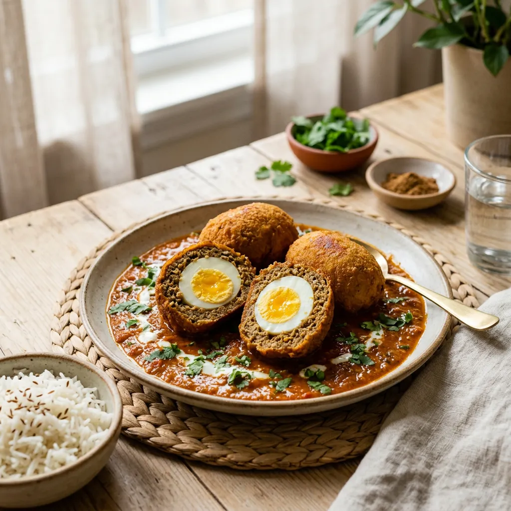 Nargisi Kofta (Indian Lamb and Egg Curry)