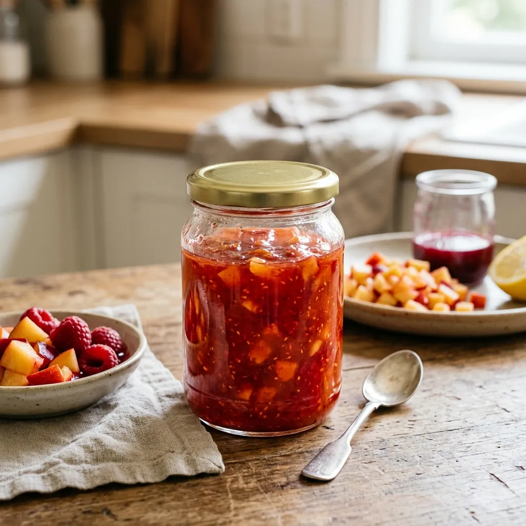 Nectarine Raspberry Jam