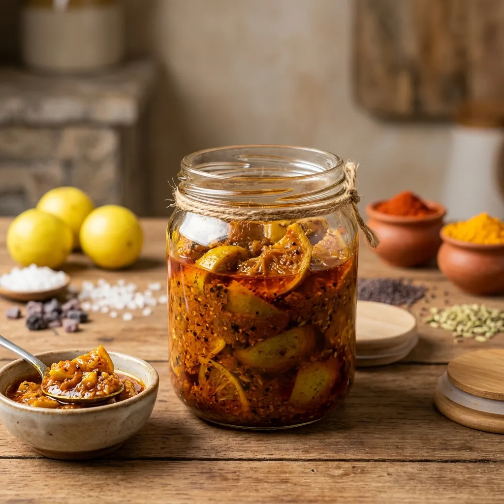 Nimbu ka Achaar (Lime Pickle)