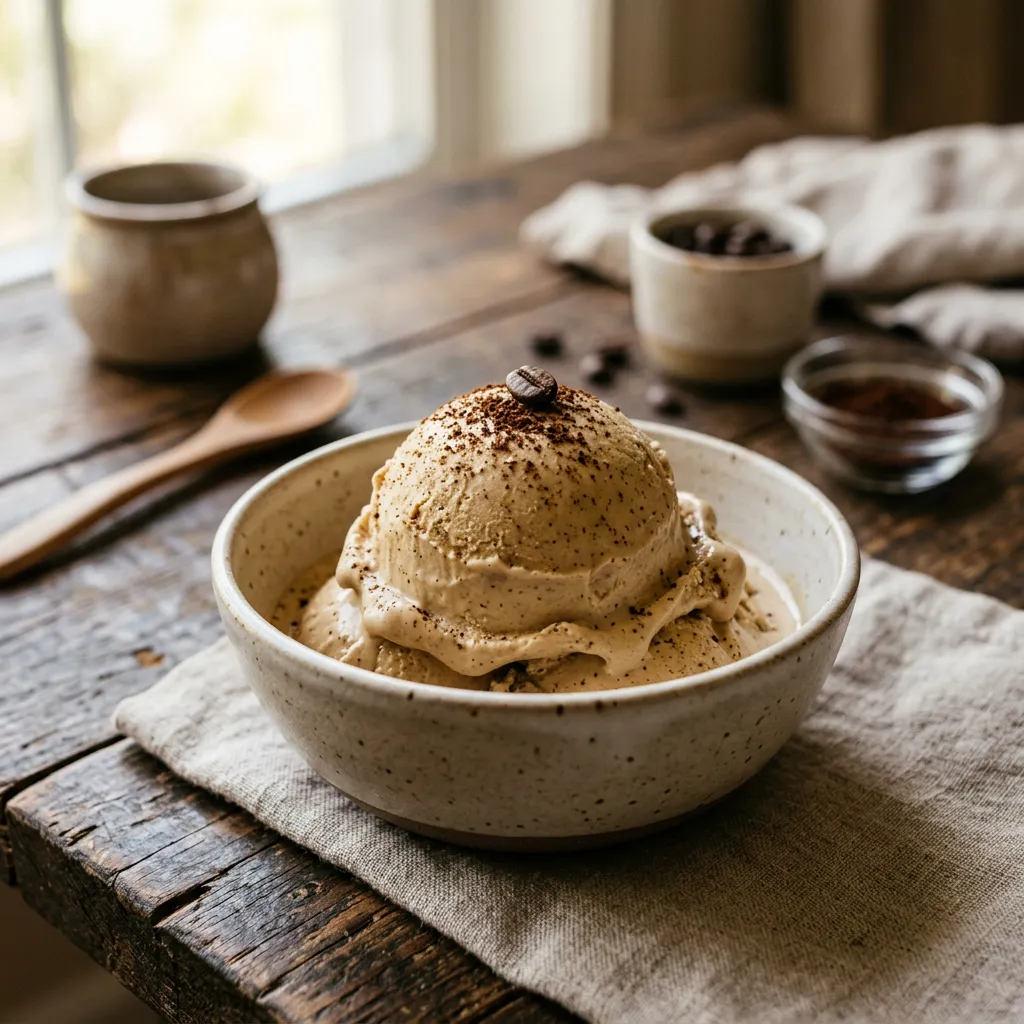 No-Churn Coffee Ice Cream Recipe