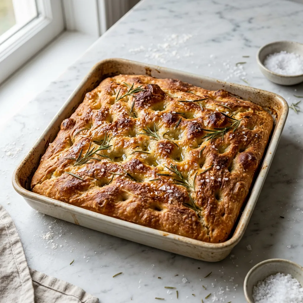 No Knead Focaccia Recipe