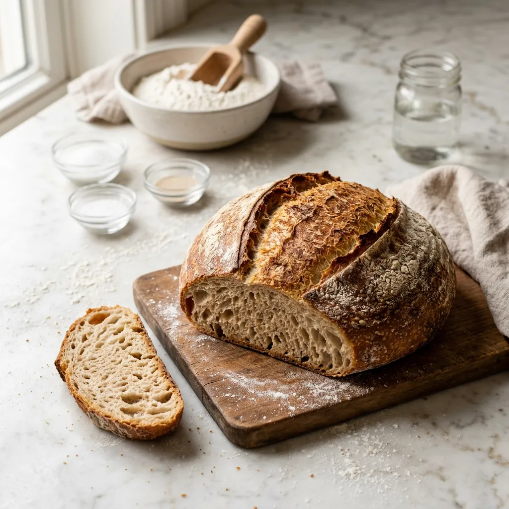 No-Knead Loaf Bread