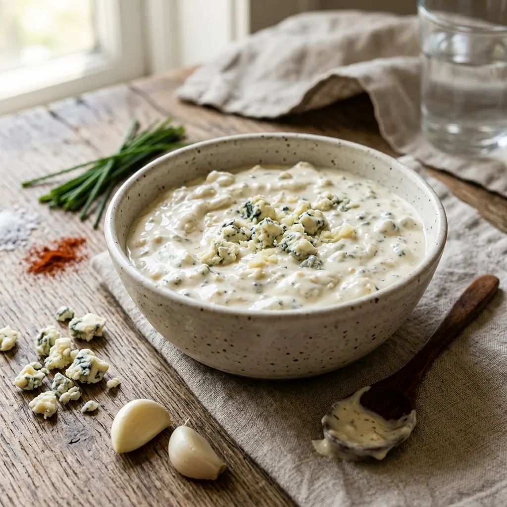 North Woods Inn's Creamy Blue Cheese Buttermilk Dressing