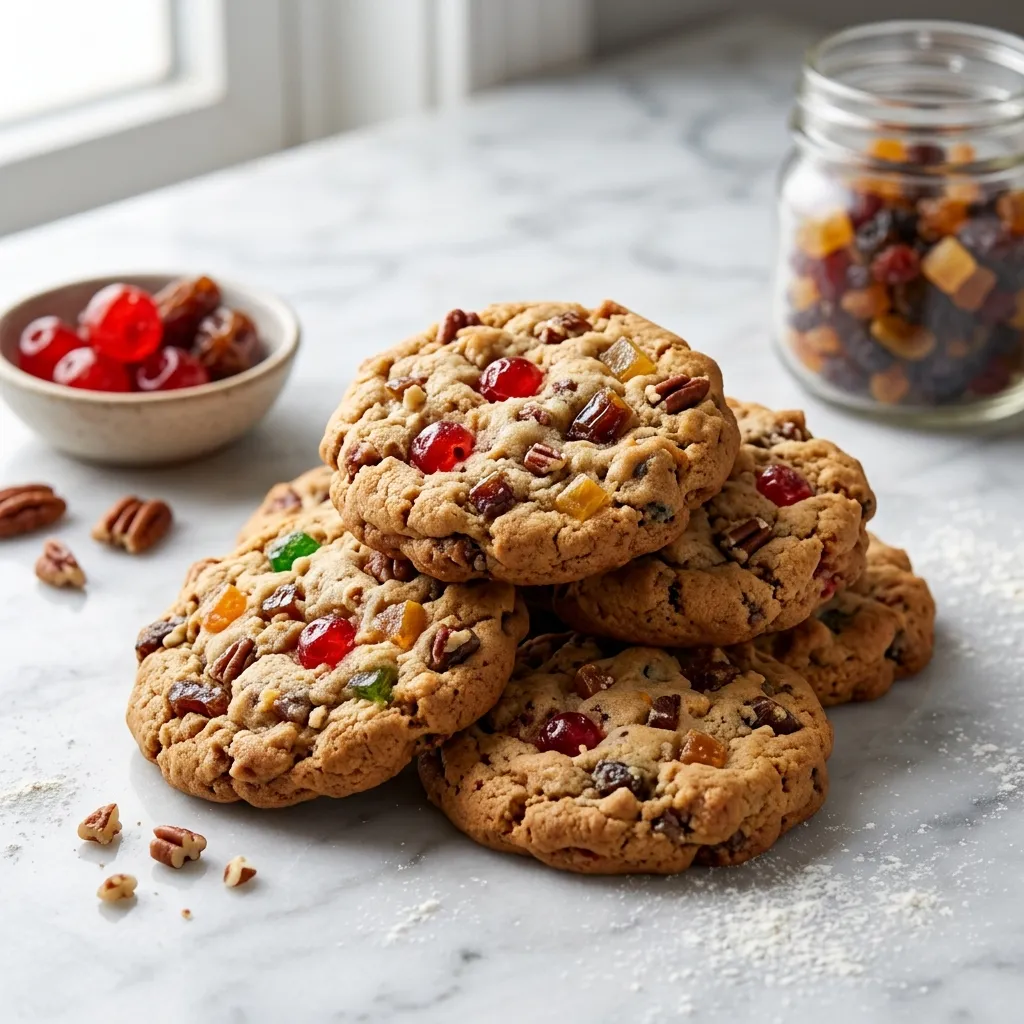 Nutty Fruitcake Cookies