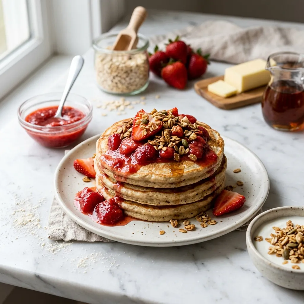 Oat Flour Pancakes