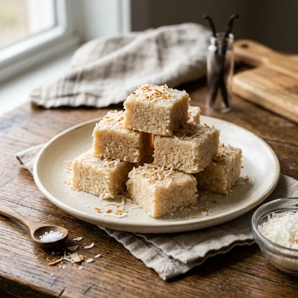 Old Fashioned Fudge With Shredded Coconut