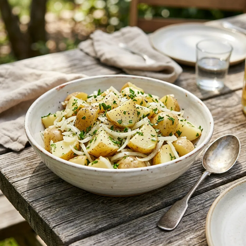Old-Fashioned Potato Salad (No Mayonnaise)