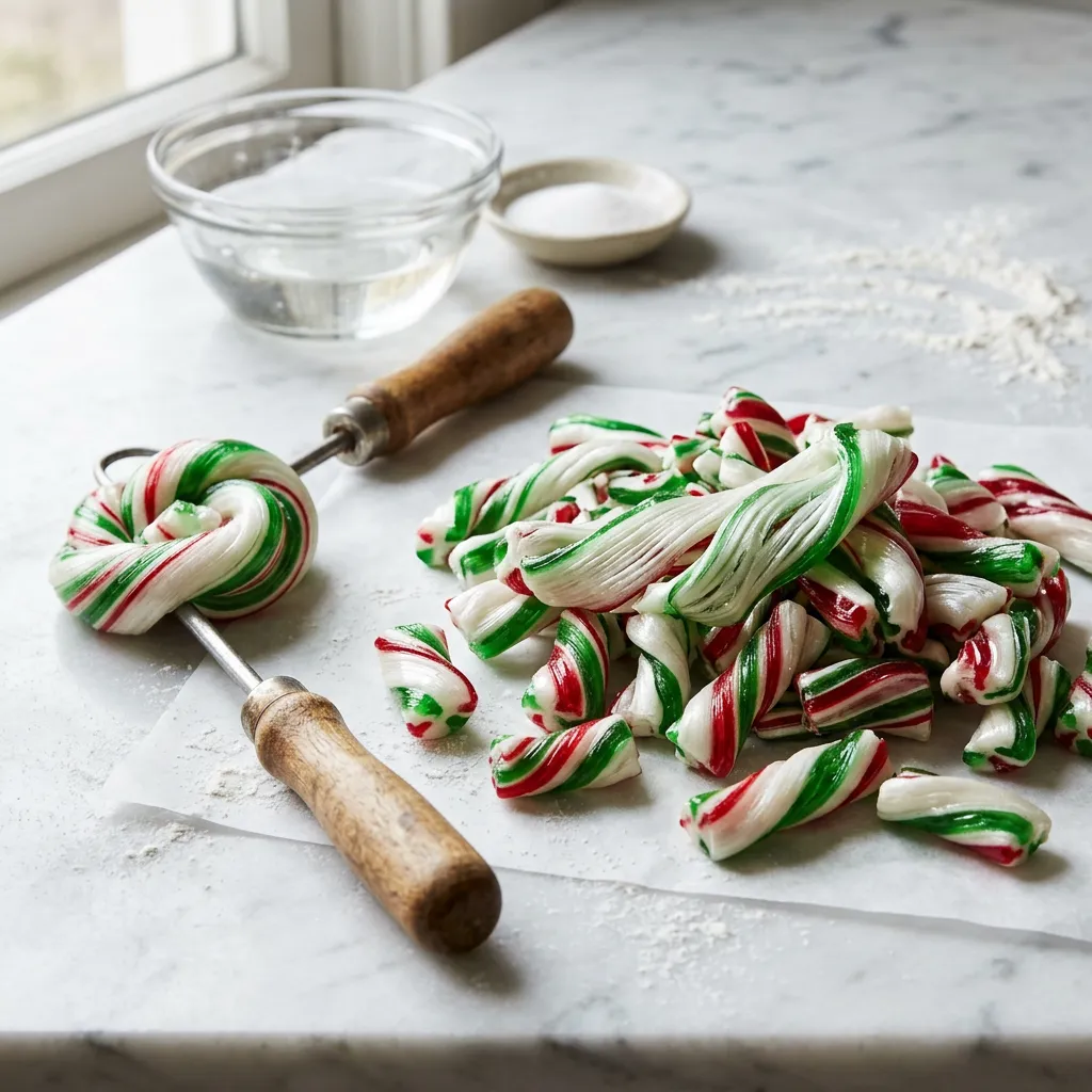 Old-Fashioned Ribbon Candy Recipe