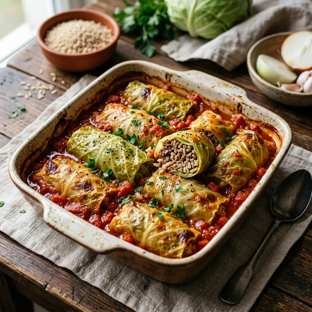 Old-Fashioned Stuffed Cabbage