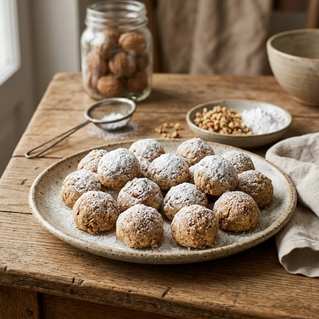 Old-Fashioned Walnut Balls Recipe