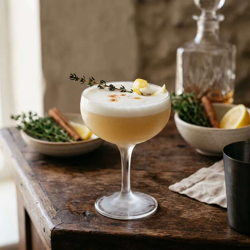 Old Thyme Sour Cocktail