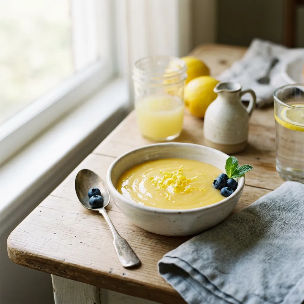 Olive Oil Lemon Curd