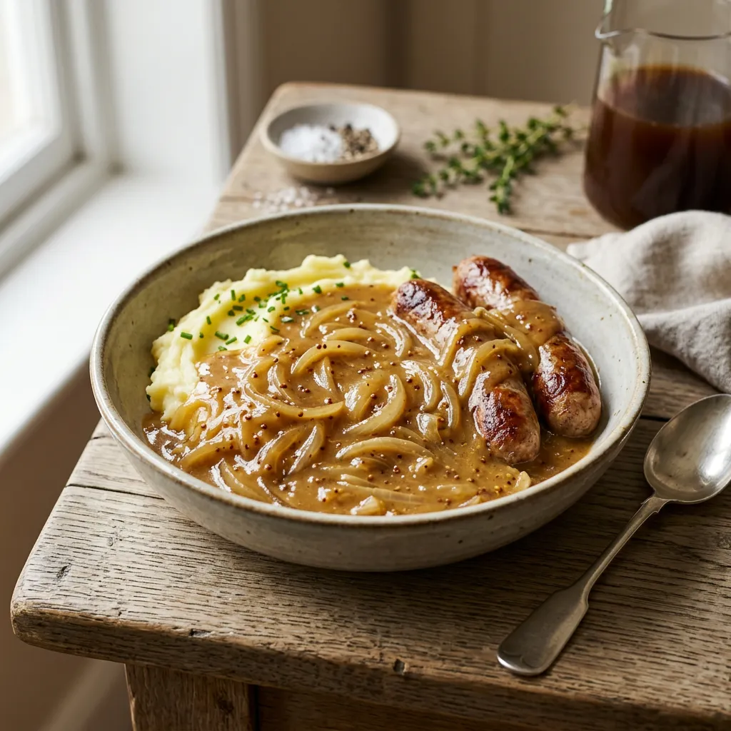 Onion and Mustard Gravy