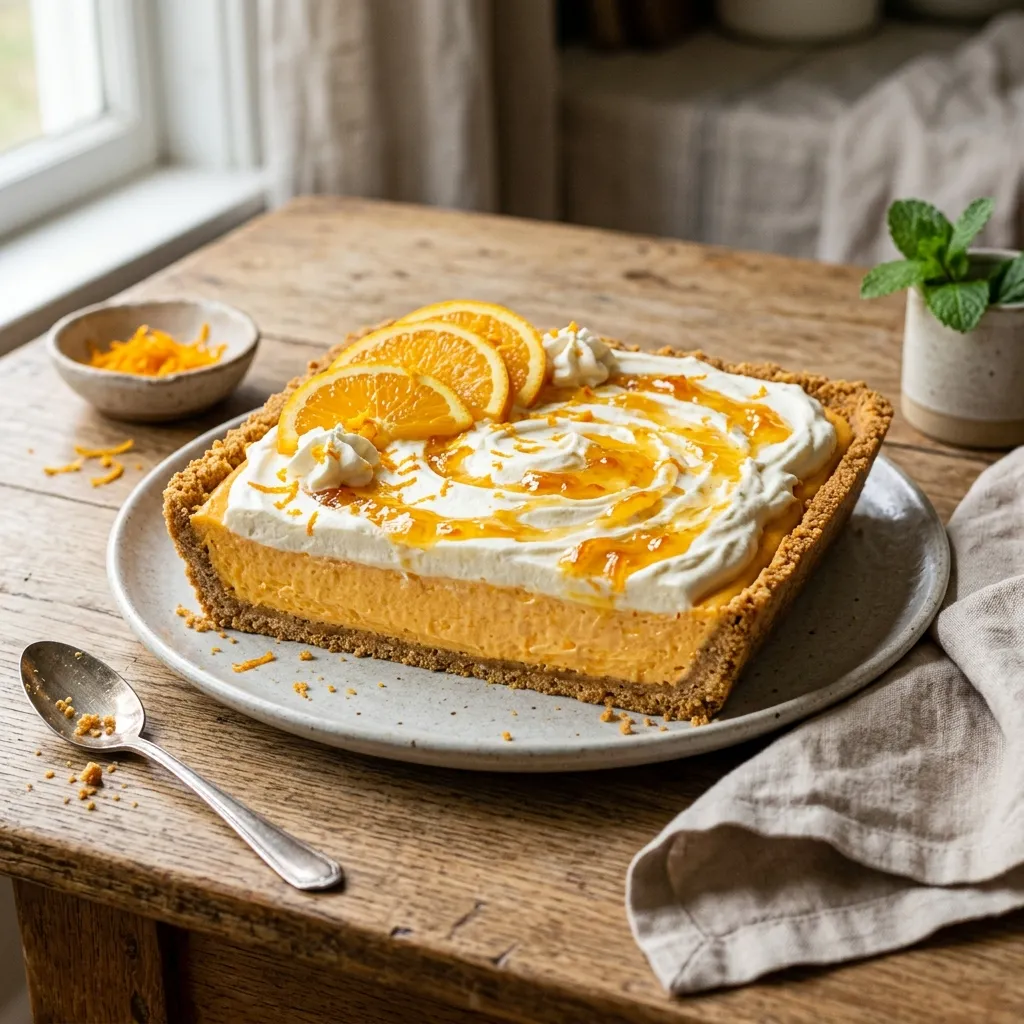 Orange Creamsicle Pie