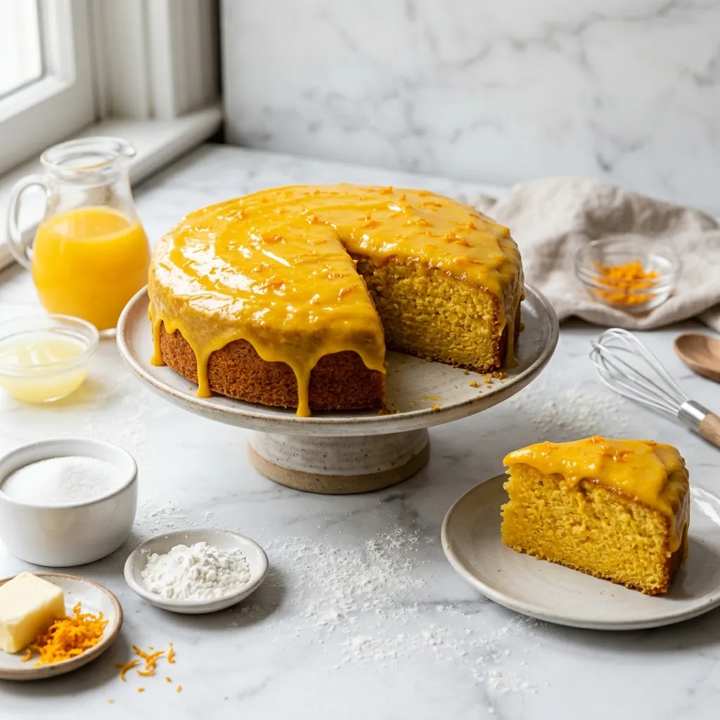 Orange Glaze Icing