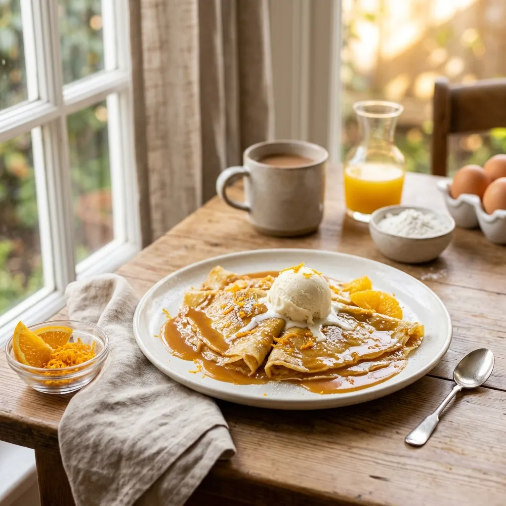 Original French Crêpes Suzette