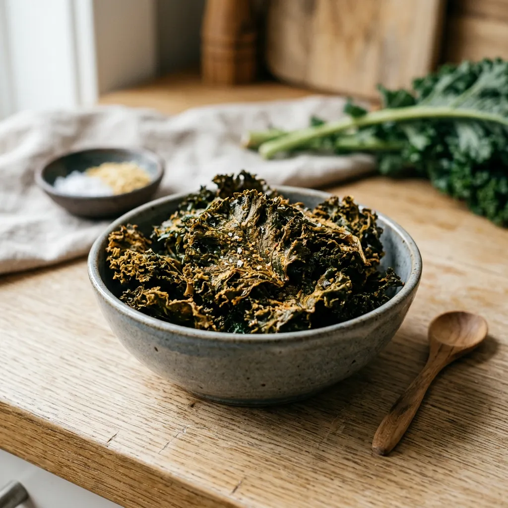 Oven-Baked Kale Chips