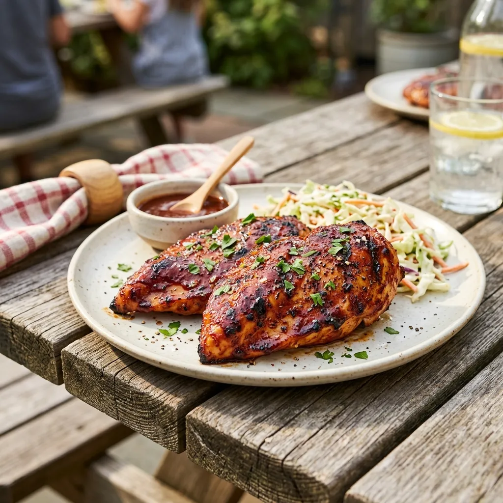 Oven BBQ Chicken Breasts