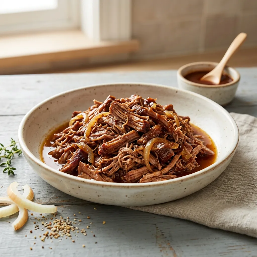 Oven Braised Pork Shoulder with Apple Juice Recipe