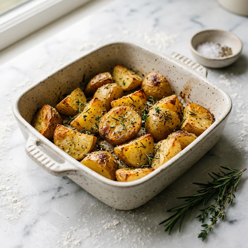 Oven-Roasted Rosemary Thyme Potatoes