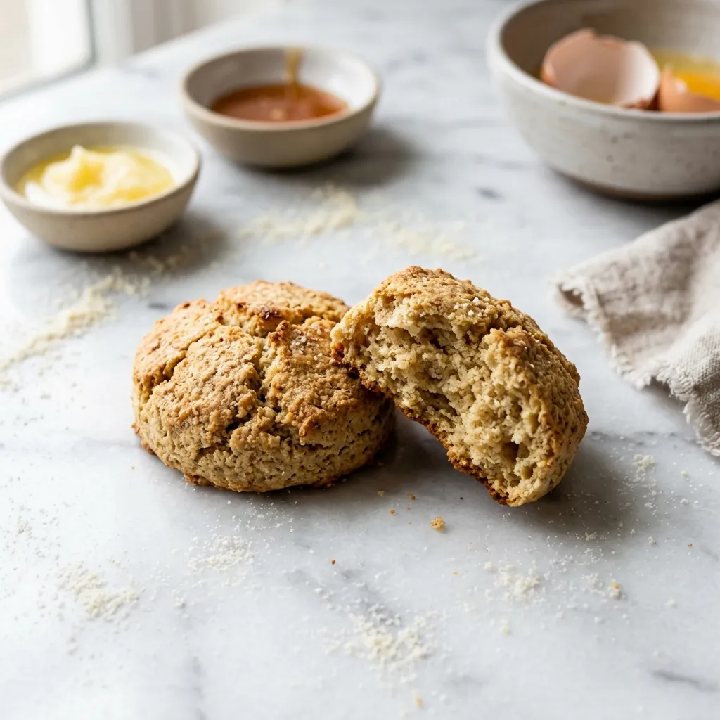 Paleo Biscuits With Almond Flour and Honey