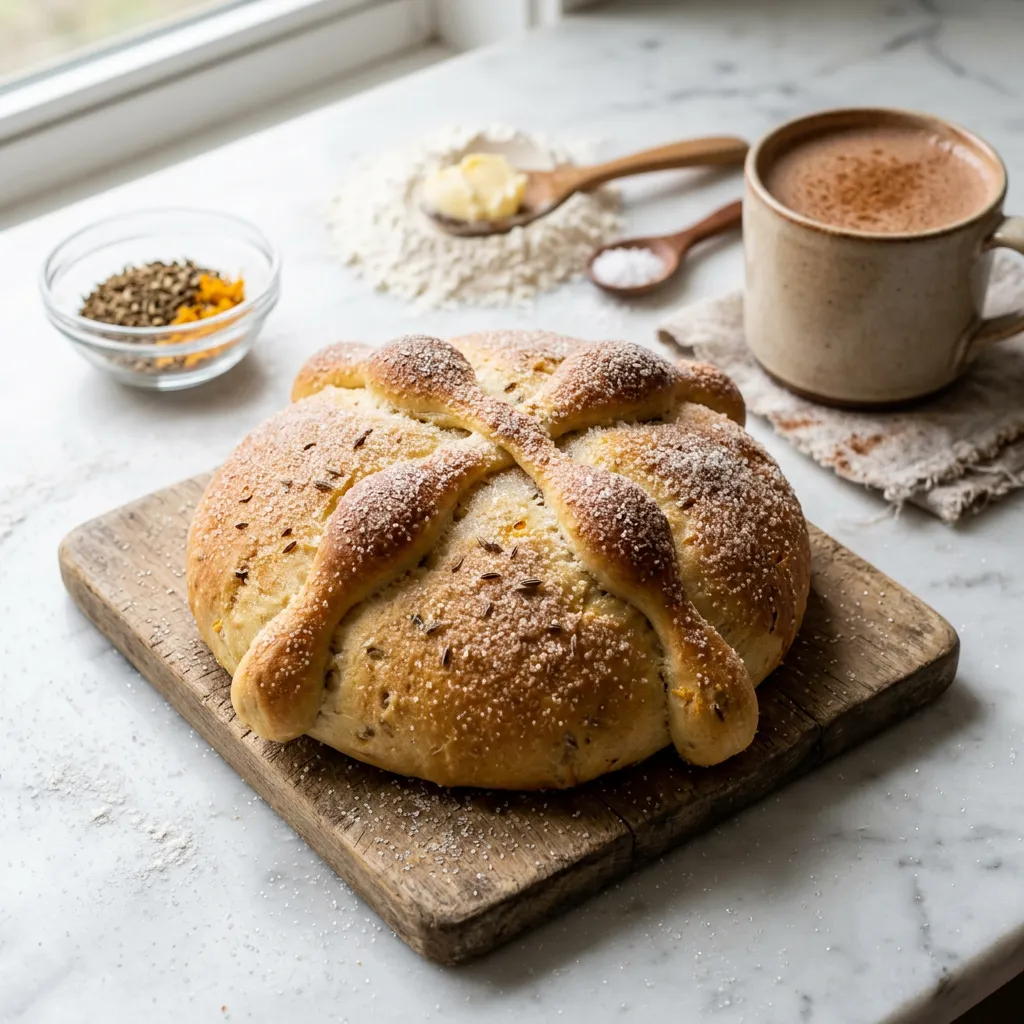Pan de Muerto (Mexican Day of the Dead Bread)