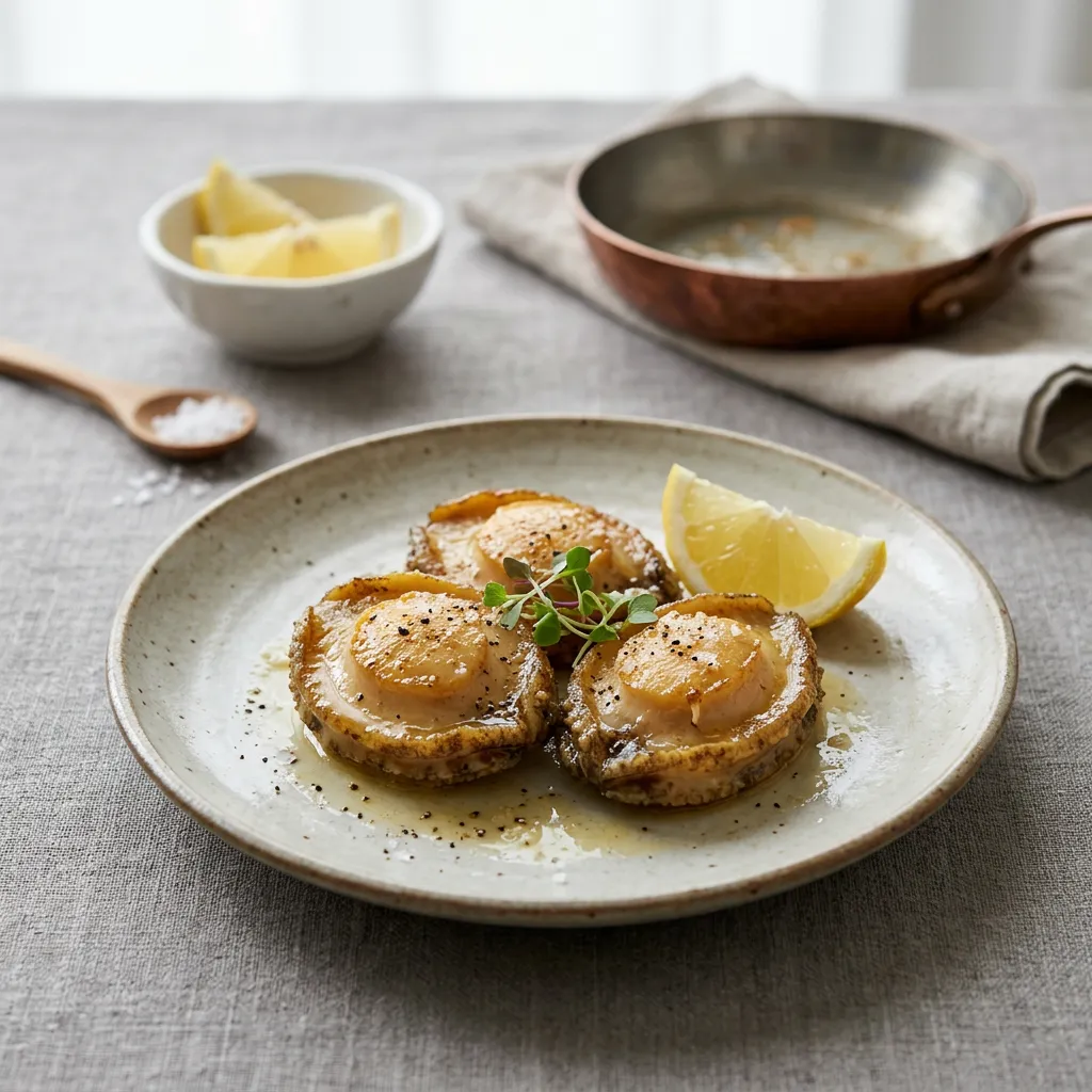 Pan-Fried Abalone