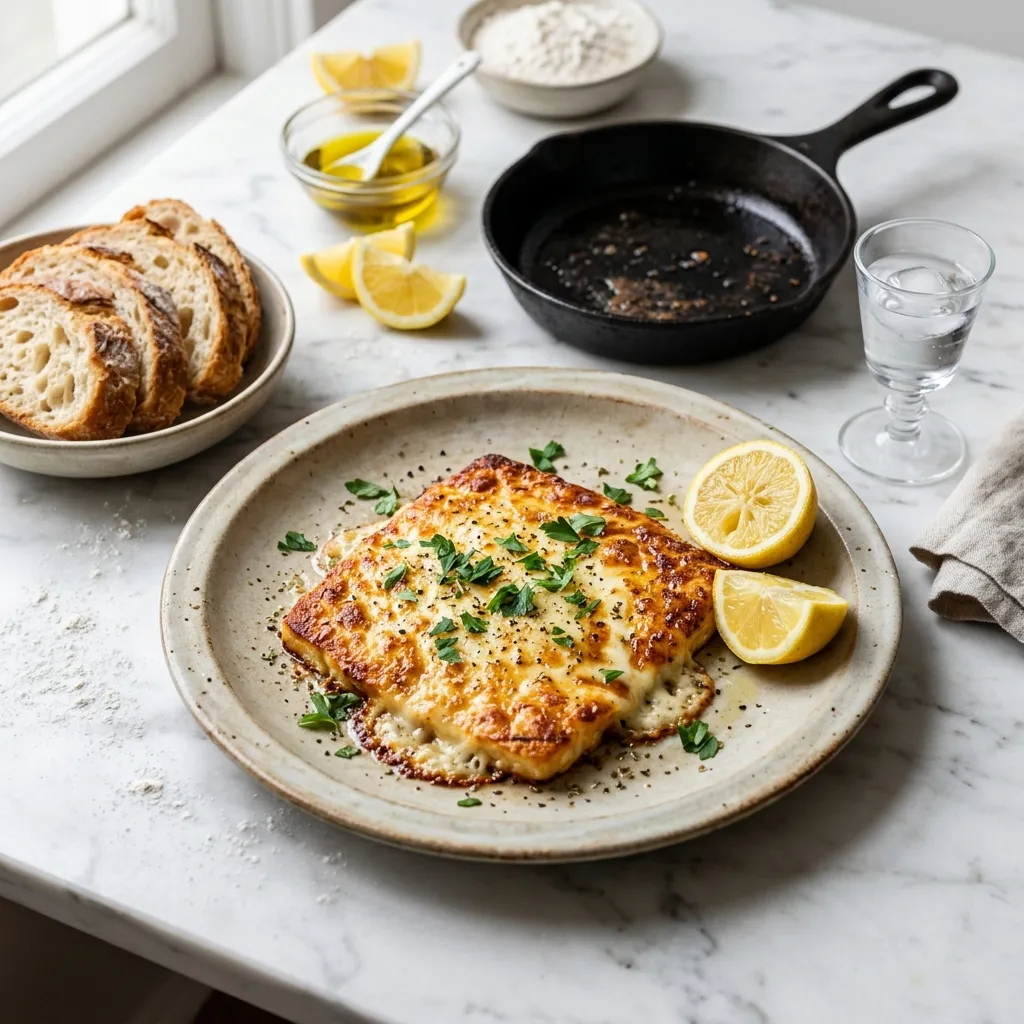 Pan-Seared Saganaki