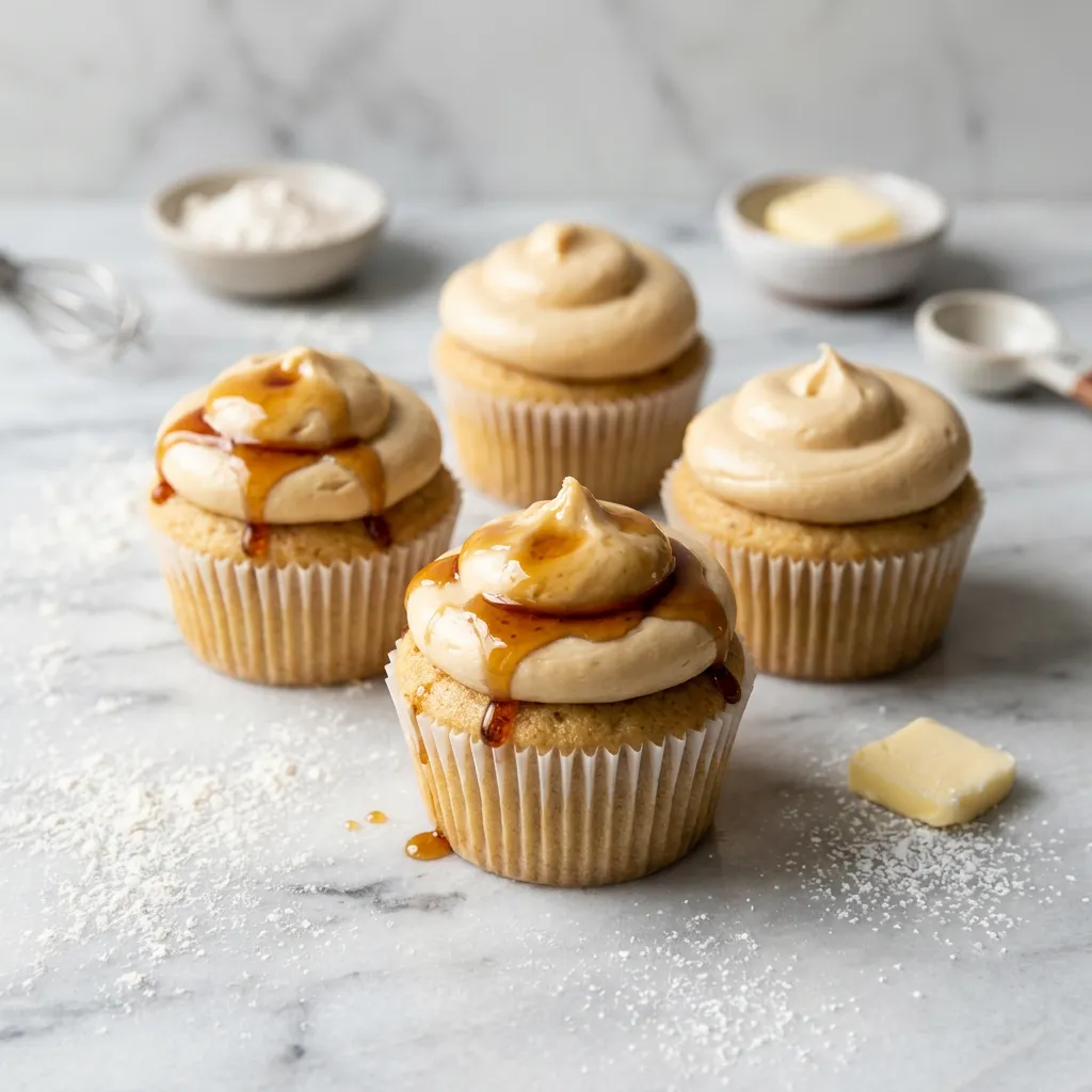 Pancake Cupcakes With Maple Frosting Recipe