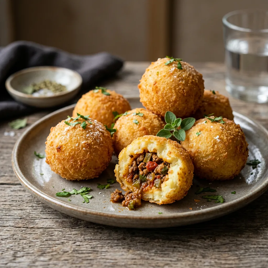 Papas Rellenas - Stuffed Potato Balls