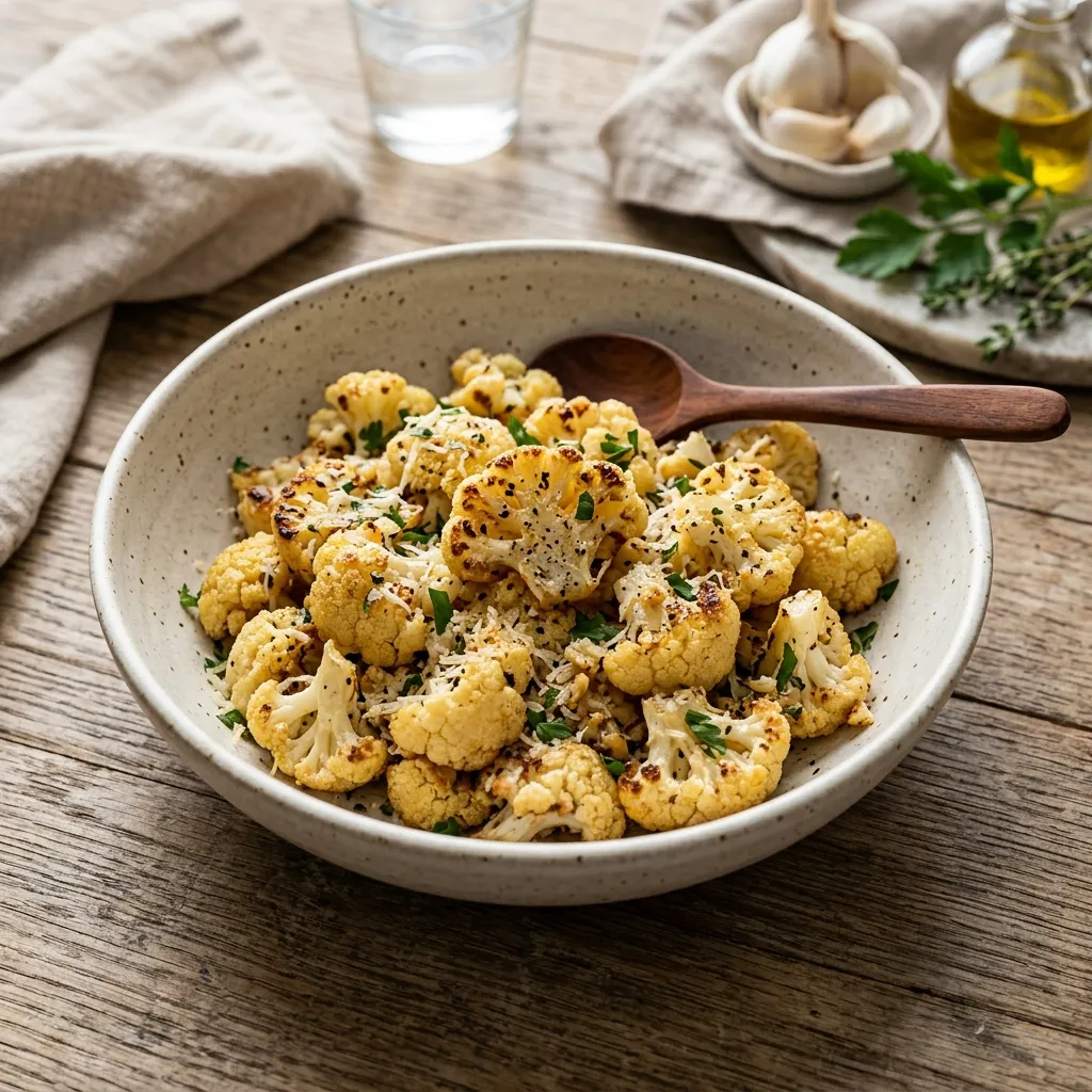Parmesan-Roasted Cauliflower