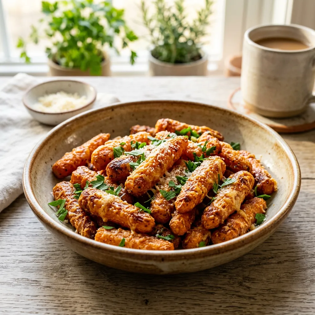 Parmesan Smashed Carrots