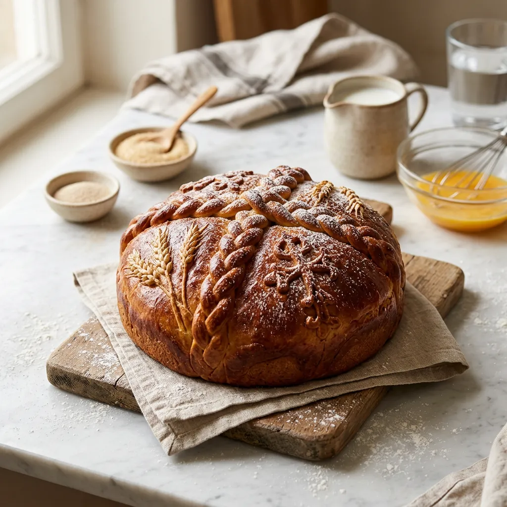 Paska (Ukrainian Easter Bread)