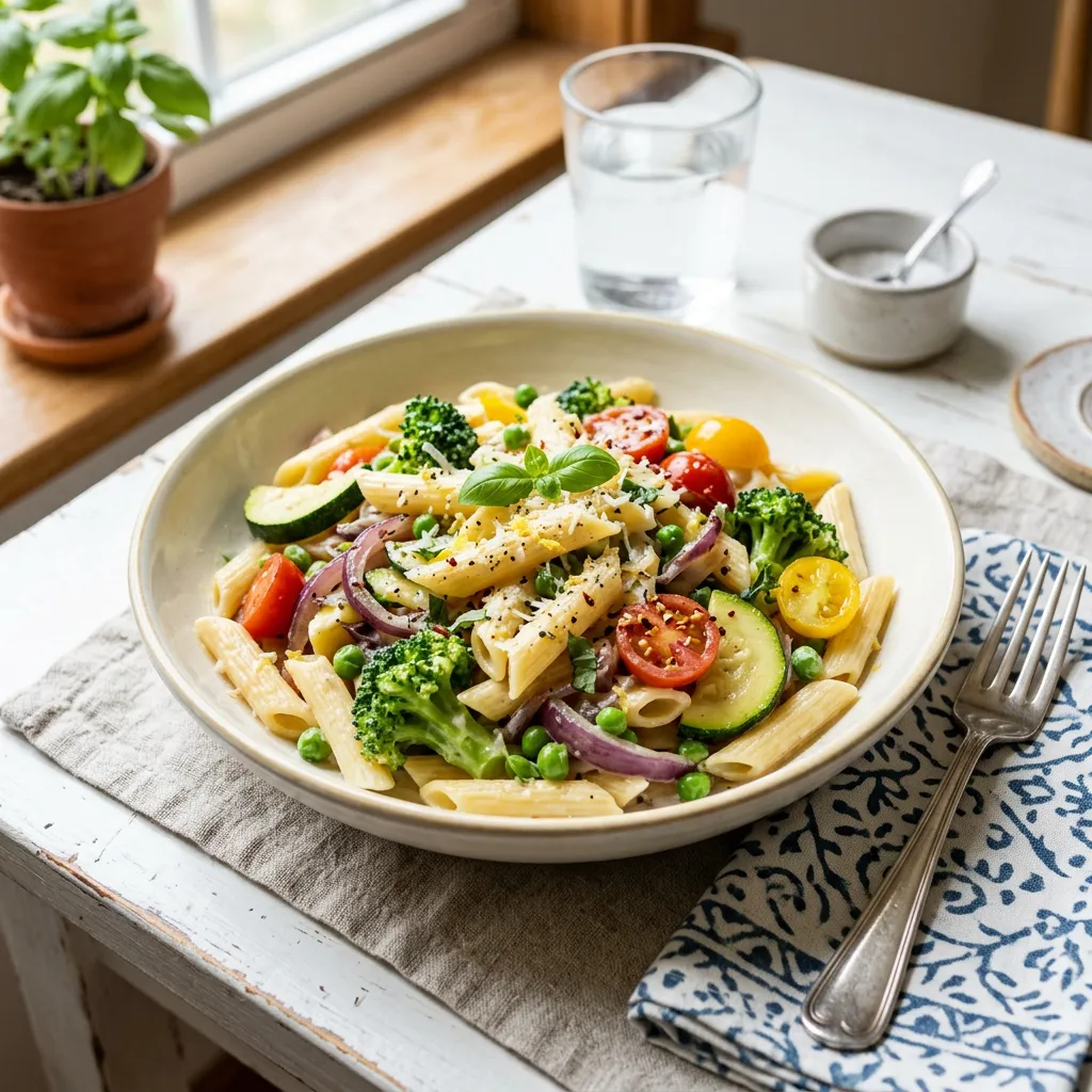 Pasta Primavera is Retro But Never Gets Old