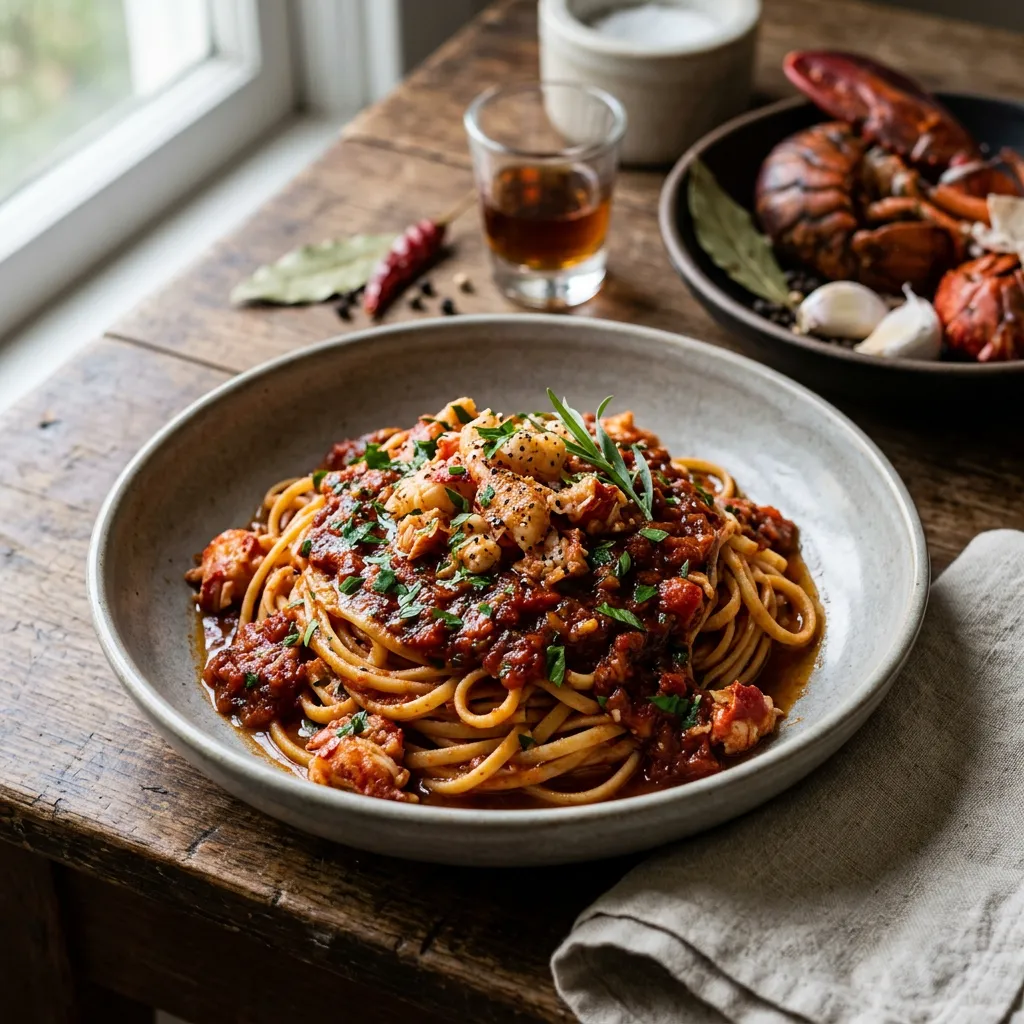 Pasta With Lobster Sauce