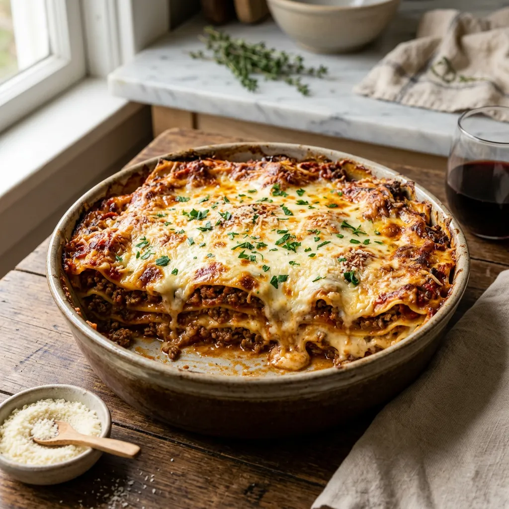 (Pasticho Venezolano) Creamy Venezuelan-Style Lasagna