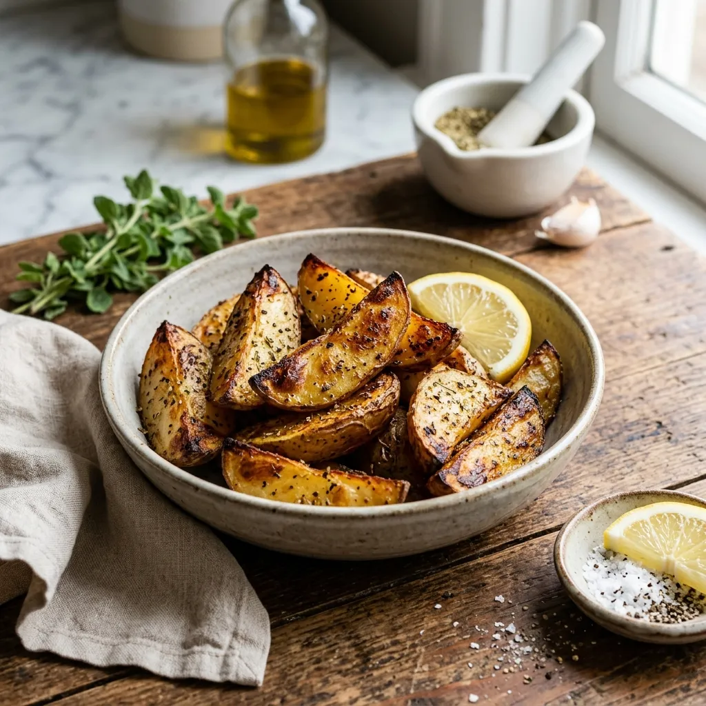 Patates sto Fourno (Greek Oven-Roasted Potatoes)