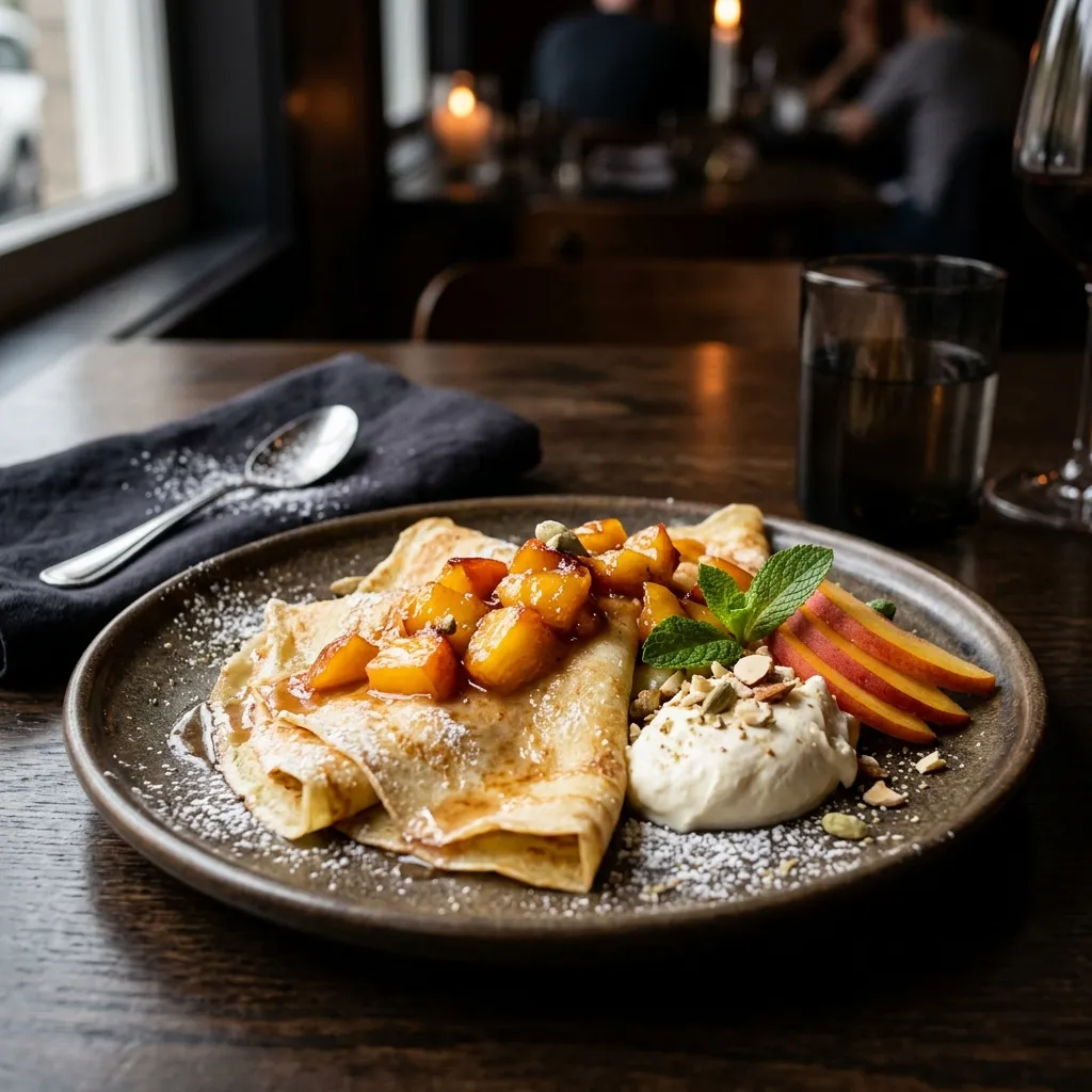 Peach Crepes Recipe: Light and Lovely Breakfast Fare or Dessert