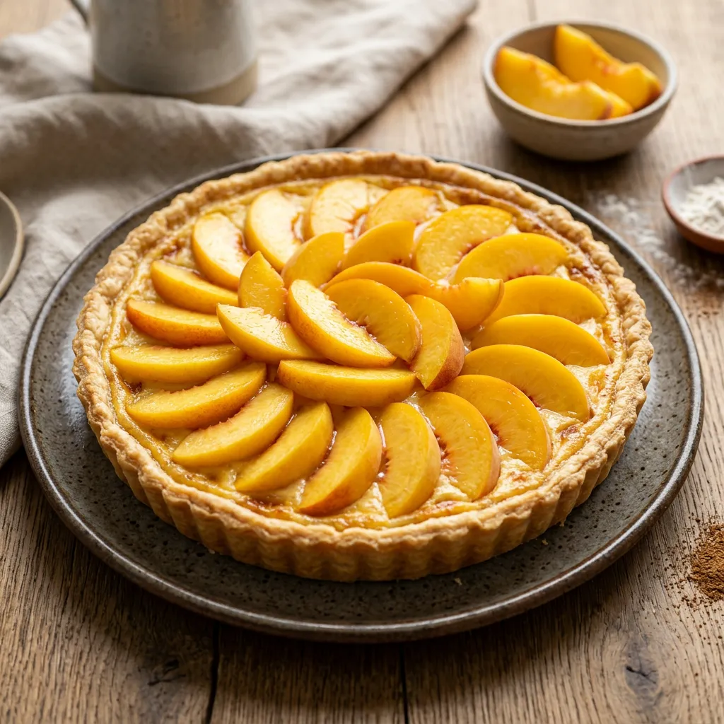 Peaches and Cream Pie